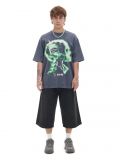 Tricou cu imprimeu - gri-închis - CROPP - small1