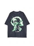 Tricou cu imprimeu - gri-închis - CROPP - small2