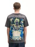 Tričko s potiskem Iron Maiden - tmavě šedá - CROPP - small1