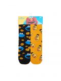 2 pack długich skarpet Ulica Sezamkowa - czarny - CROPP - small2