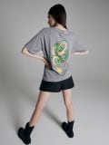 Koszulka oversize Dragon Ball - jasny szary - CROPP - small4