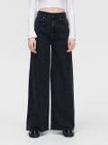 Czarne jeansy wide leg - czarny - CROPP - small2