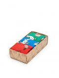 3 pack skarpet ze świątecznymi motywami - niebieski - CROPP - small1