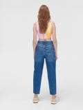 Jeans barrel strappati - blu - CROPP - small3