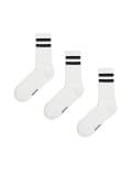 3 pack długich białych skarpet basic - biały - CROPP - small1
