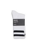 3 pack długich białych skarpet basic - biały - CROPP - small3