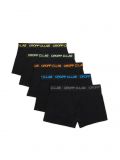 5 pack czarnych bokserek - czarny - CROPP - small1