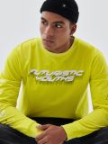 Koszulka longsleeve z nadrukiem - zielony - CROPP - small2