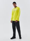 Koszulka longsleeve z nadrukiem - zielony - CROPP - small3