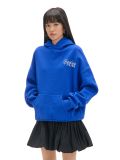 Niebieska bluza z astralnym nadrukiem - niebieski - CROPP - small1
