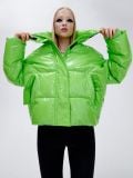 Neonowa pikowana kurtka puffer - zielony - CROPP - small1