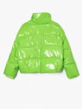 Neonowa pikowana kurtka puffer - zielony - CROPP - small7