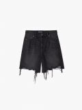 Czarne jeansowe bermudy - czarny - CROPP - small4