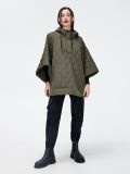 Kurtka poncho z kapturem - zielony - CROPP - small2
