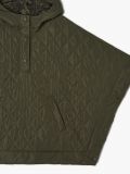 Kurtka poncho z kapturem - zielony - CROPP - small4