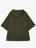 Kurtka poncho z kapturem - zielony - CROPP - small6