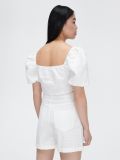 Białe szorty high waist - biały - CROPP - small3