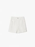 Białe szorty high waist - biały - CROPP - small4