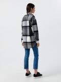 Jachetă shacket în carouri - negru - CROPP - small3