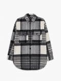 Jachetă shacket în carouri - negru - CROPP - small4
