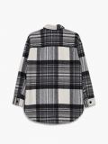 Jachetă shacket în carouri - negru - CROPP - small6