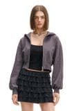 Укорочене худі - light grey - CROPP - small1