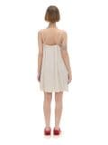 Sukienka mini w rustykalnym stylu - kremowy - CROPP - small3