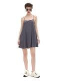 Sukienka w stylu rustykalnym - szary - CROPP - small1