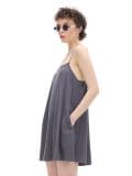 Sukienka w stylu rustykalnym - szary - CROPP - small3