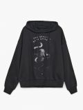 Bluza z kapturem i nadrukiem - czarny - CROPP - small4