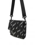 Czarna torebka na ramię z wzorem tribal - czarny - CROPP - small2