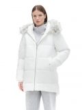 Palton cu glugă - alb - CROPP - small1