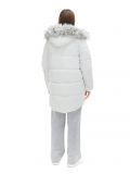 Palton cu glugă - alb - CROPP - small3