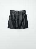 Spódnica z imitacji skóry - czarny - CROPP - small4