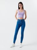 Džíny high waist - modrá - CROPP - small1