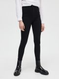 Blugi cu talie înaltă - negru - CROPP - small2