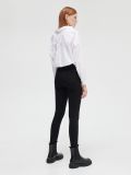 Blugi cu talie înaltă - negru - CROPP - small3