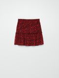 Wzorzysta spódnica mini - czerwony - CROPP - small6