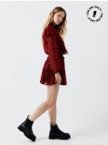 Wzorzysta spódnica mini - czerwony - CROPP - small1