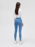 Skinny traperice visokog struka - svjetloplavo - CROPP - small3