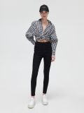 Черни дънки skinny с висока талия - черeн - CROPP - small3