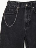 Pantaloni pentru femei cu lanț - gri-închis - CROPP - small6