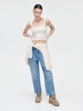 Top din jerseu - nude - CROPP - small2