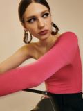 Body z wycięciem - różowy - CROPP - small1