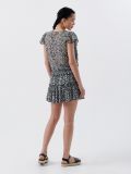 Rüüsidega lilleline pluus - must - CROPP - small3