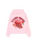 Różowa bluza z kapturem i nadrukiem - różowy - CROPP - small2