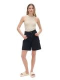 Czarne jeansowe bermudy - czarny - CROPP - small1