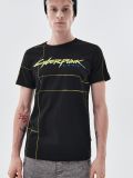 Koszulka Cyberpunk 2077 - czarny - CROPP - small1