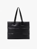 Pikowana torba shopper - czarny - CROPP - small4