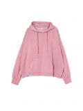 Różowa bluza oversize z kapturem - różowy - CROPP - small1